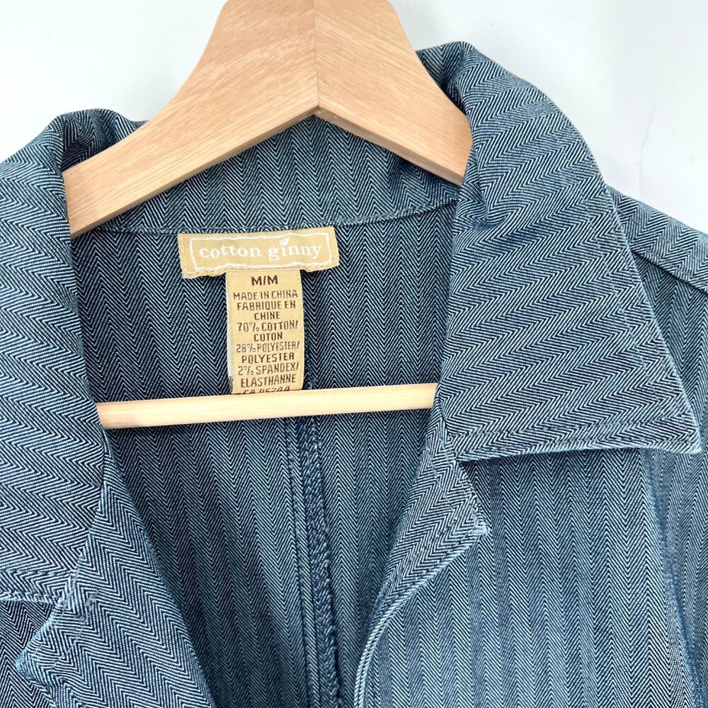 Vintage Cotton Ginny Long Denim Jacket - Picture 4 of 5